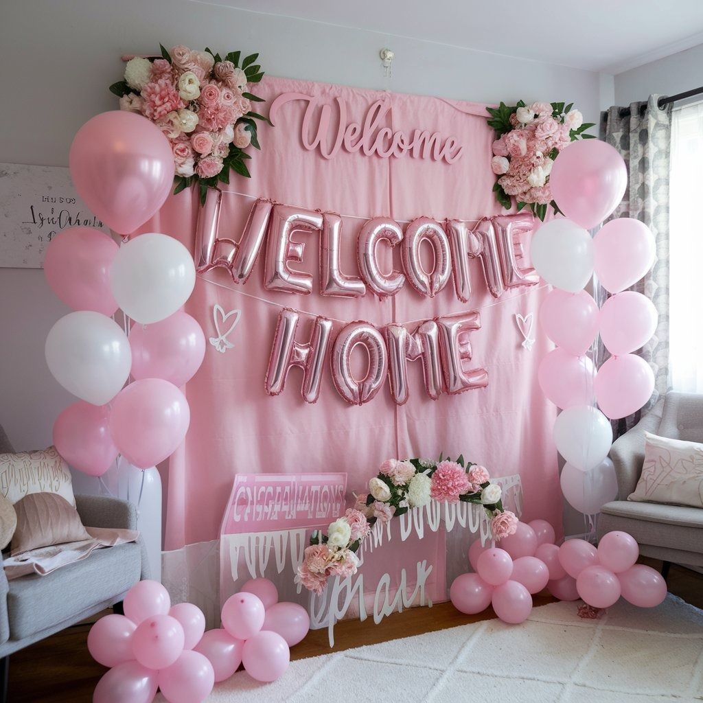 Welcome Baby Decoration 