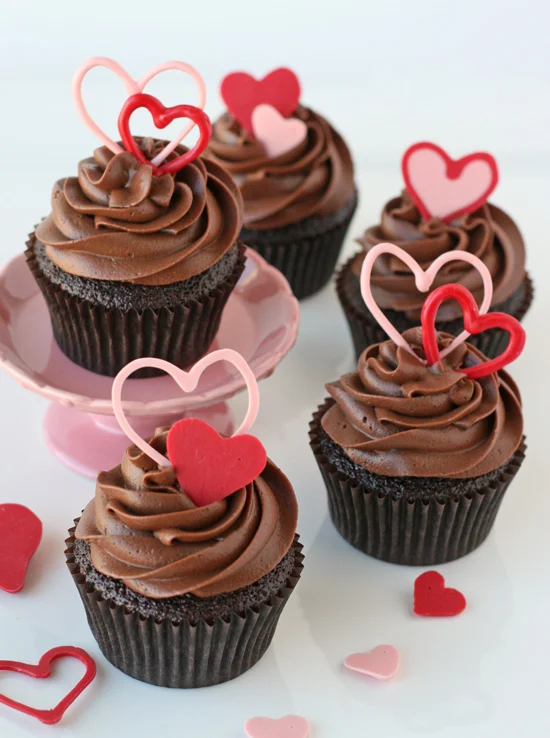 Chocolate Love Cupcakes
